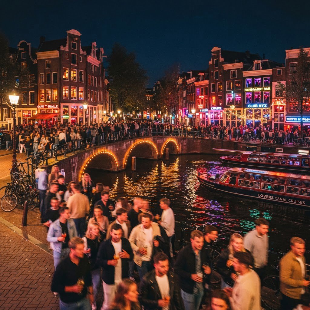 Uitgaan in Amsterdam: het Amsterdamse nachtleven aan de grachten