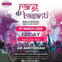 bollywood beats air amsterdam friday party 